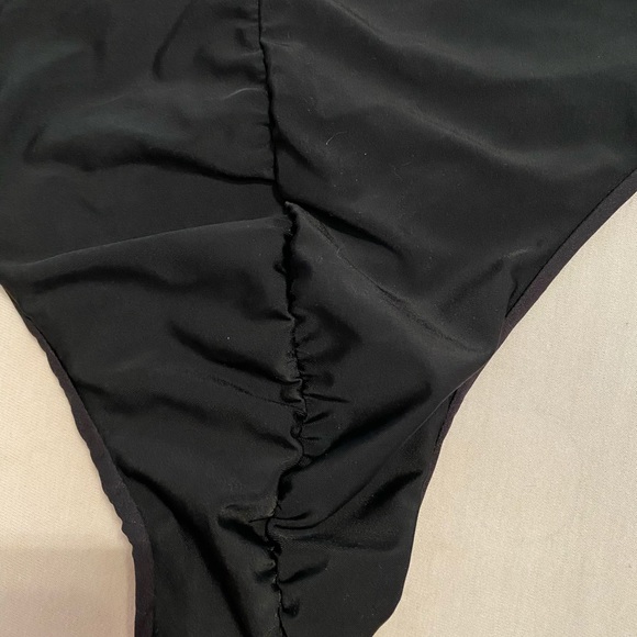 Black Low Rise Bikini Bottoms - Picture 3 of 4